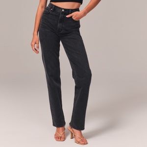 Abercrombie Ultra High Rise 90’s Straight Jeans
